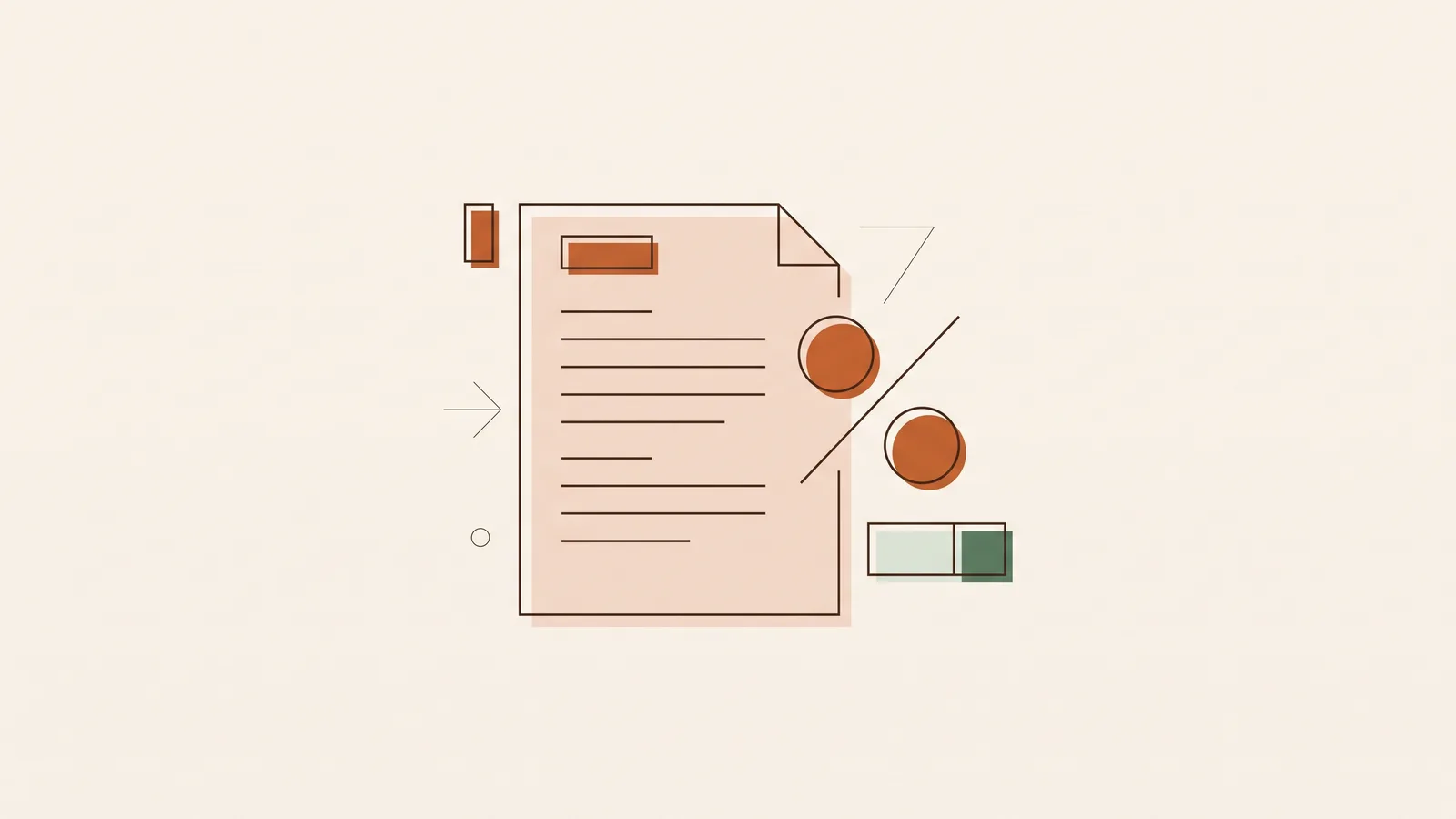 Asiakirja prosenttimerkin vieressä.